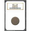 1855 1/2 C MS64 Brown NGC. The central devices of this toned, mostly medium brown example exhibit cr
