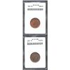 1855 1/2 C MS62 Red and Brown ANACS, the frosty textured surfaces are mostly lustrous with only mini