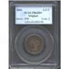 1841 1/2 C Original PR63 Brown PCGS. B-1, R.6. Die State III. The same die state as the other origin