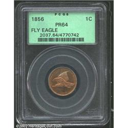 1856 1C PR64 PCGS. Snow-9. One of several 1856 Snow-9 Cents in this sale, the surfaces display rich.