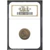 Image 1 : 1864 1C Copper-Nickel MS65 NGC. The well struck devices and pleasing surfaces have a dark golden hue