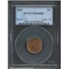 Image 1 : 1867 1C MS64 Red PCGS. A well struck Cent that has rich luster and pale orange-yellow color. Essenti