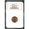 Image 1 : 1869 1C MS65 Red and Brown NGC. FS-8.3, Breen-1977, Snow-3. The 69 in the date are sharply repunched