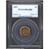 Image 1 : 1872 1C MS64 Red PCGS. The 1872 was produced in modest numbers (4 million business strikes) for the.