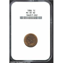 1886 1C Type Two MS65 Red NGC. Much scarcer than the Type One variety, there are only a couple of ha