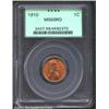 1910 1C MS66 Red PCGS. A lustrous Gem that has intermingled orange and yellow-green color. Seemingly