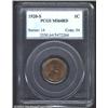 1920-S 1C MS64 Red PCGS. Rich champagne-gold and olive color, with good luster and a reasonable stri