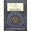 1921-S 1C MS65 Red and Brown PCGS. An exquisitely preserved Gem with above average luster and a reas
