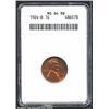 1924-D 1C MS64 Red and Brown ANACS. A nicely struck near-Gem that has deep violet and tan-gold color