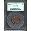 1924-S 1C MS64 Red PCGS. The deep yellow-brown fields compliment the lilac-violet devices. Nicely st