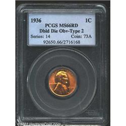 1936 1C Doubled Die MS66 Red PCGS. Type Two. FS-015. Writing in 2000, Bill Fivaz and J. T. Stanton (