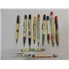 Image 1 : LOT 12 VINTAGE (9) MECHANICAL ADVERTISING PENCILS