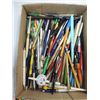 Image 2 : BOX LOT VINTAGE BUSINESS ADVERTISING PENS