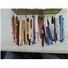 Image 3 : BOX LOT VINTAGE BUSINESS ADVERTISING PENS