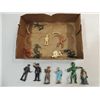 Image 1 : LOT 17 VINTAGE TOYS FIGURES: 2 BARCLAY LEAD FIGURE