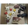 Image 3 : LOT 20 VINTAGE (16) AUBURN HARD RUBBER FARM ANIMAL