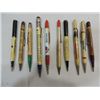 Image 1 : LOT 10 VINTAGE MECHANICAL ADVERTISING PENCILS