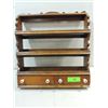 Image 1 : VINTAGE 16X17 PINE WALL MOUNT SPICE RACK