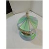 Image 2 : CONTEMPORARY CERAMIC CARROSSEL MUSIC BOX