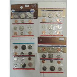 LOT 4 1971, 84, 85, 86 UNITED STATE MINT COIN SETS
