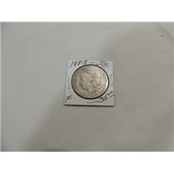 1883-S CIRCULATED (VG) MORGAN SILVER DOLLAR.