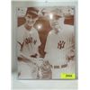 Image 1 : 11X14 BASEBALL PRINT TED WILLIAMS & BABE RUTH