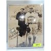 Image 1 : 11X14 BASEBALL 1993 PRINT LOU GEHRIG & BABE RUTH
