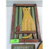 Image 3 : LOT 4 VINTAGE ASSORTED WALL HANGINGS: 1914 FRAMED