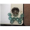 Image 2 : LOT 8 VINTAGE BLUE GLASS BALL PERFECT MASON JARS &