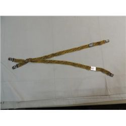VINTAGE 1940S CHILD'S RED RYDER SUSPENDERS