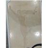 Image 2 : 26X54 1930S VINTAGE ART DECO LADY ETCHED GLASS