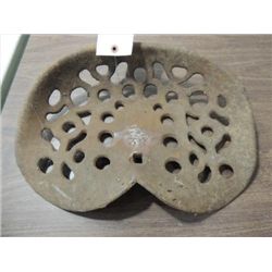 ANTIQUE CAST IRON FARM EQUIPMENT TRACTOR SEAT #32