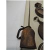 Image 3 : LOT 5 RUSTY GOLD COLLECTIBLES: EAGLE OIL CAN, FARM