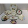 Image 1 : LOT 8 VINTAGE BAVARIAN CHINA PLATES, BANANA BOATS