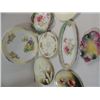 Image 3 : LOT 8 VINTAGE BAVARIAN CHINA PLATES, BANANA BOATS