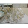 Image 2 : LOT 86 VIKING CHINA & GLASSES: WHEAT PATTERN. 16