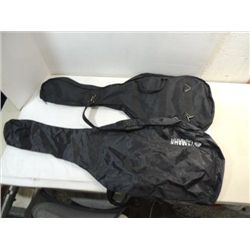 LOT 2 GUITAR SOFTCASE PROTECTIVE CARRYING BAGS