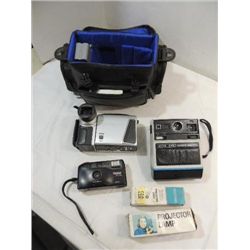LOT 3 VINTAGE PHOTOGRAPHY CAMERAS: KODAK EK6,