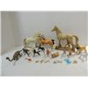 Image 1 : LOT 17 ASSORTED CERAMIC & PLASTIC HORSES VARIOUS