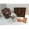 Image 1 : LOT 5 DECORATIVE ITEMS: 1 DISCO BALL DANCE FLOOR