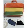 Image 3 : LOT 5 VINTAGE LADY'S PURSES & CARRY BAG: WOOD BOX
