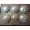 LOT 6 VINTAGE MOON HUBCAPS: (1) 8.5"D, (2) 9" & (3