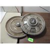 Image 1 : LOT 4 VINTAGE OLSMOBILE HUBCAPS: (2) 1956 OLDS & 2