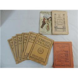 LOT 9 ANTIQUE 1870S TO 90S  MONTHLY MAGAZINES: