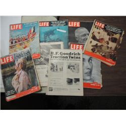 LOT 8 1940S TO 60S EMPHERIA LIFE MAGAZINES: