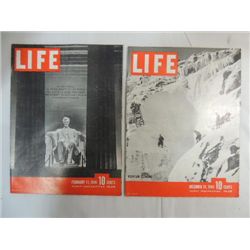 LOT 2 1945 & 46 EMPHERIA LIFE MAGAZINE: LINCOLN,