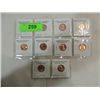Image 1 : LOT 10 1956-D TO 1984 UNC LINCOLN PENNIES