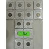 LOT 14 1919 TO 29 CIRCULATED BUFFALO NICKELS