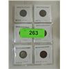 Image 1 : LOT 6 1887 TO 1908 CIRCULATED INDIAN HEAD PENNIES