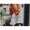 Image 2 : 11X14 MATTED BASEBALL PRINT AUTOGRAPHED MANTLE